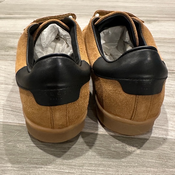Sandro brown suede Velcro strap sneaker trainer - Picture 5 of 7
